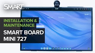 SMART Board Mini 727 interactive podium, unboxing and setup (2025)