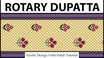 How to make Rotary Dupatta Design in Photoshop Part 9