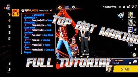 Free Fire How To Making Tcp Bot ❤️ Set up ☑️
