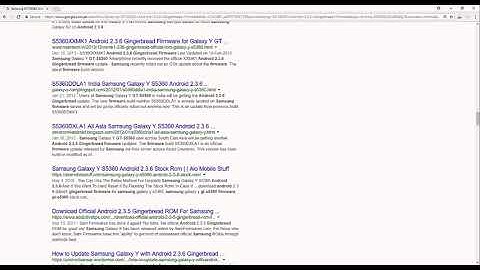 Samsung GT S5360 Android 2 3 6 Gingerbread Firmware