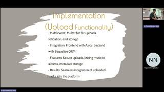 Advanced topics in web development Presentation and Demonstration