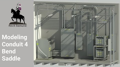 Revit Electrical: Modeling Conduit 4 Bend Saddle in 2D views