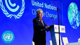 Outcome reflects interests, contradictions, & state of political will in the world -UN Chief|#COP26
