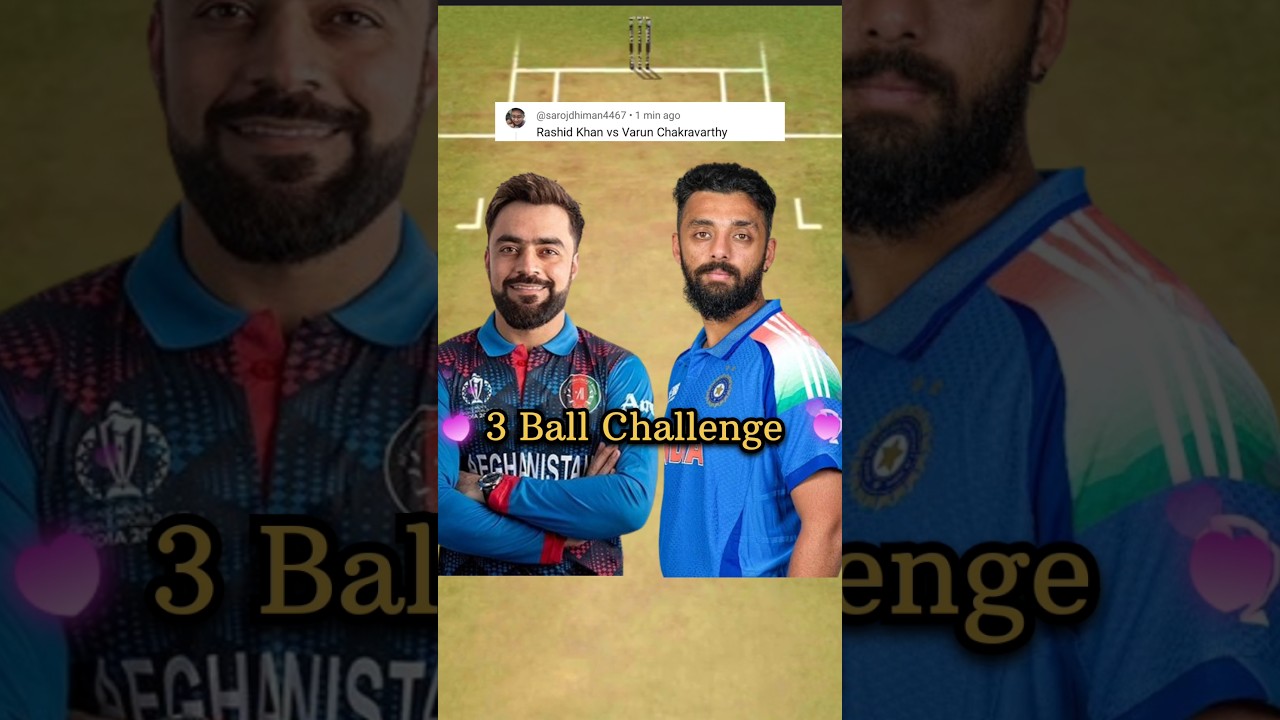 Rashid Khan Vs Varun Chakravarthy Wicket_Hit_Challenge Real Cricket™ 