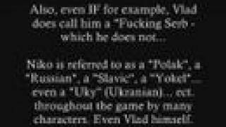 GTA IV - Niko Bellic is NOT Serbian. - ROCKSTAR.