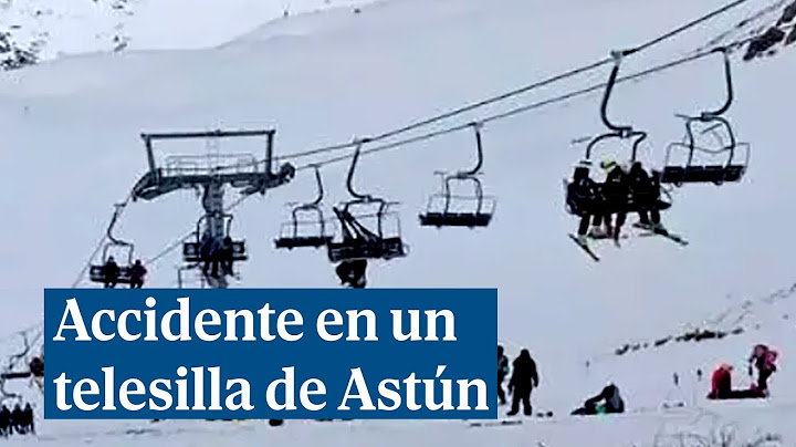 Varios heridos en un accidente de telesilla en una pista de esquí de Astún, Huesca