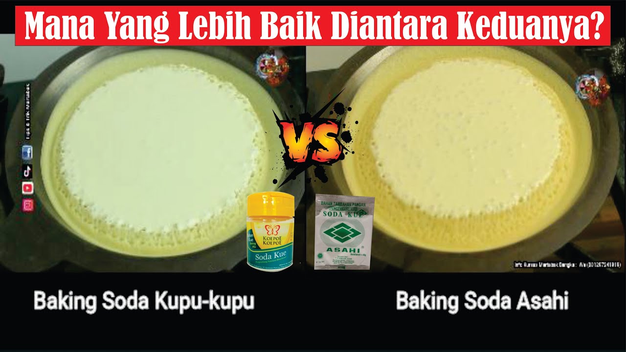 Mana Yang Lebih Baik Antar Baking Soda Asahi Dengan Baking Soda Kupukupu YouTube