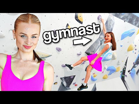 12 YR OLD GYMNAST vs TEEN ROCK CLIMBER CHALLENGE! | Family Fizz