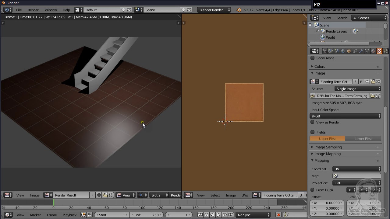 Blender 3D Tutorial - Material Tile Unwrap Part.35 - YouTube