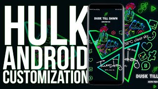 HULK ANDROID CUSTOMIZATION | KWGT & Nova Launcher | Hindi screenshot 5
