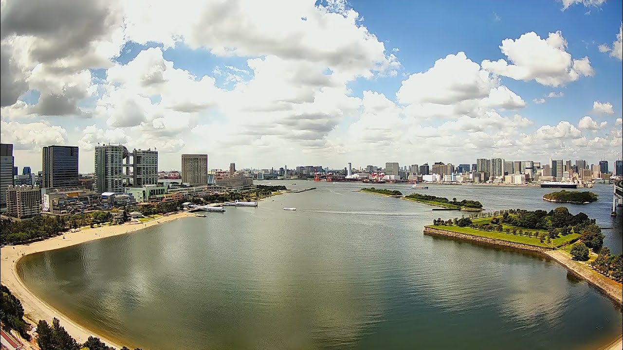 Live camera view of Rainbow Bridge in 東京, 日本