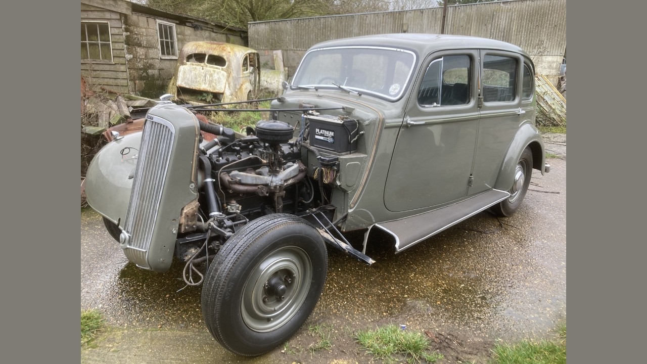 Humber Mk1 Snipe Engine swap for later type - YouTube
