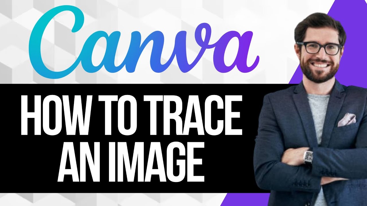 Как трассировать изображение в Canva