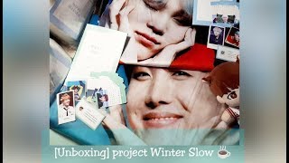 [Unboxing] project ''Winter slow'' ♡l Распаковка проекта от фансайта BTS