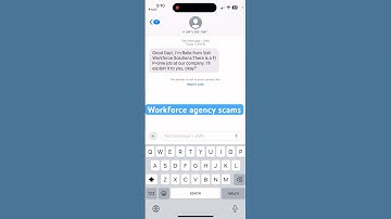 Recruitment agency scams sent by text message ￼