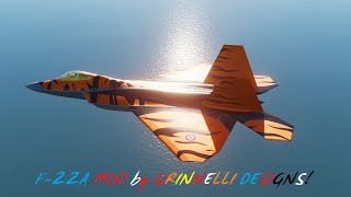 F-22A BY GRINNELLI DESIGNS! | DCS World | Stream |