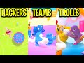 Fall Guys: HACKERS vs TEAMS vs TROLLS