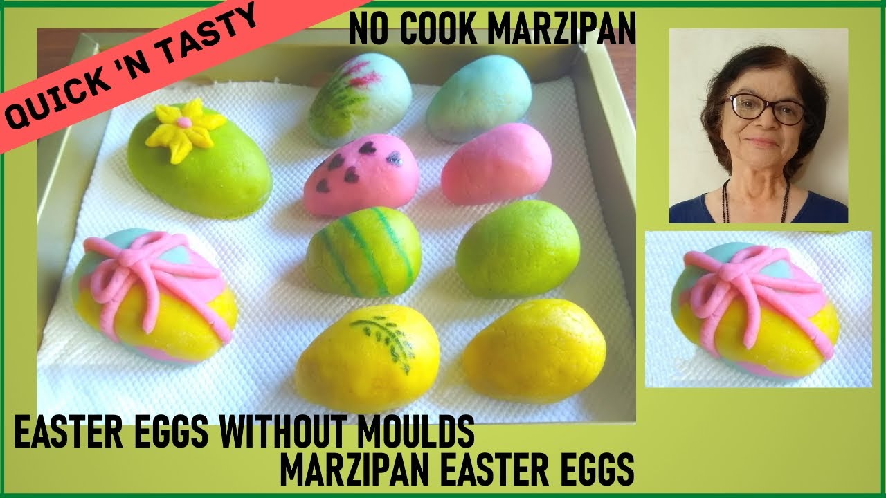 Easy Marzipan Easter Eggs - East Indian Recipes