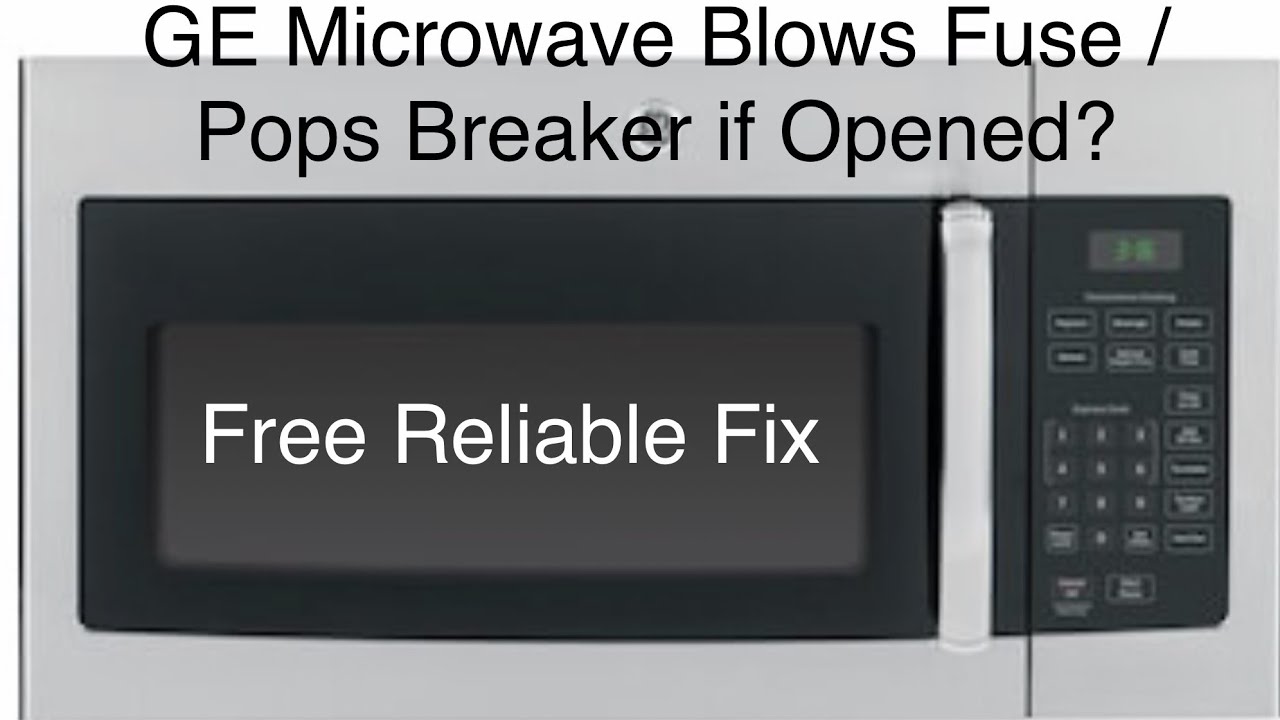 ge microwave trips breaker when started