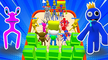 MAX LEVEL in Merge Master: Rainbow Friends Android Gameplay!