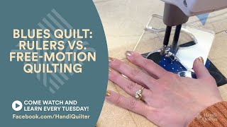 When to Use Rulers vs. Free-Motion Quilting