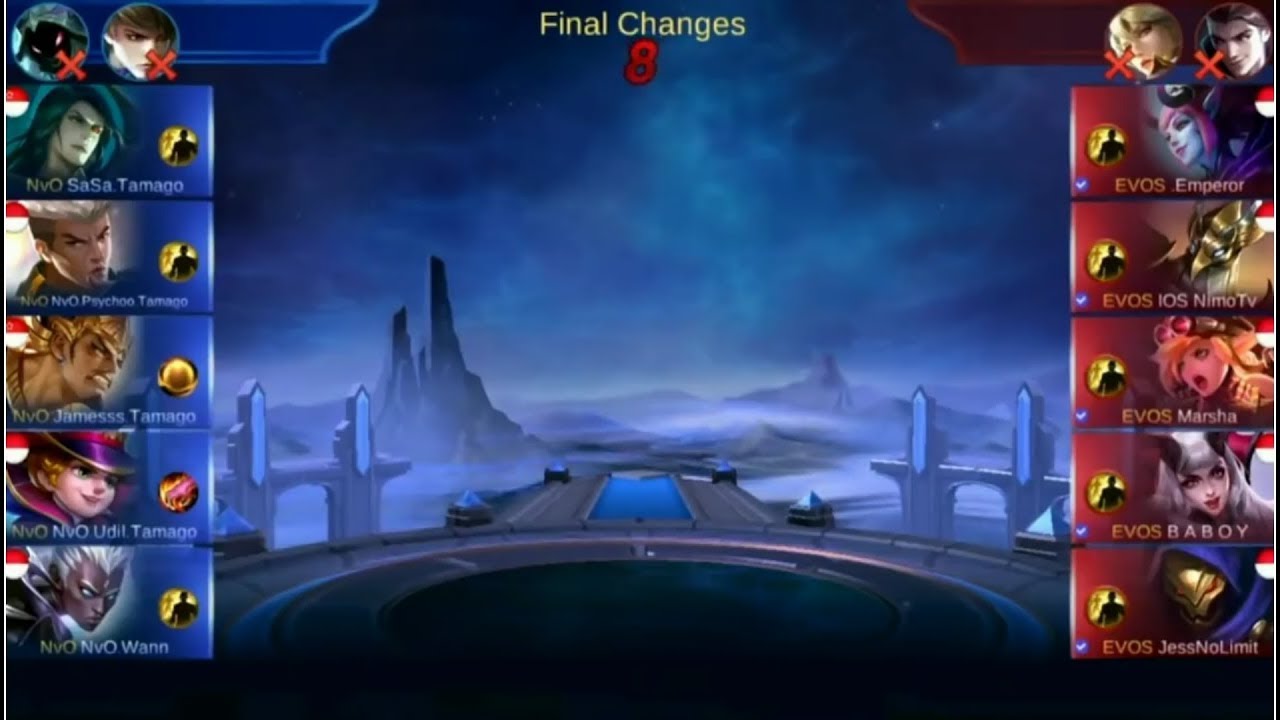 FINAL EVOS VS ONIC NV LEVEL UP MOBILE LEGENDS MATCH 2