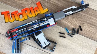 Как сделать из Lego стреляющий автомат калашникова АК47  инструкция руководство