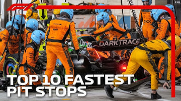 Top 10 Fastest Pit Stops Of All Time | DHL