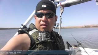 24KSportFishing Montezuma Slough Striper Bass Trolling 10 10 2015