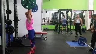 Julia Zaugolova - thruster 80 kg (176 lbs) х 2 reps