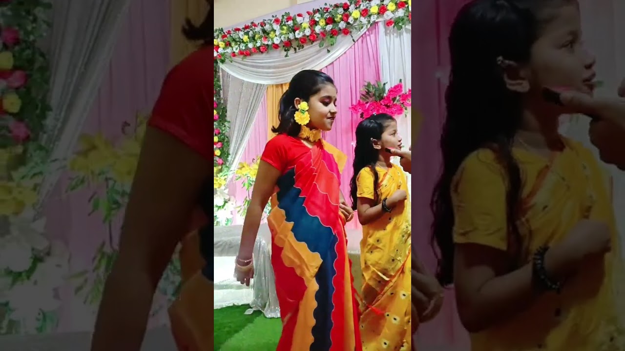 আমাদের বাড়িতে বিয়ে লাগছে হলুদ সন্ধ্যা অনেক মজা করলাম সবাই মিলে