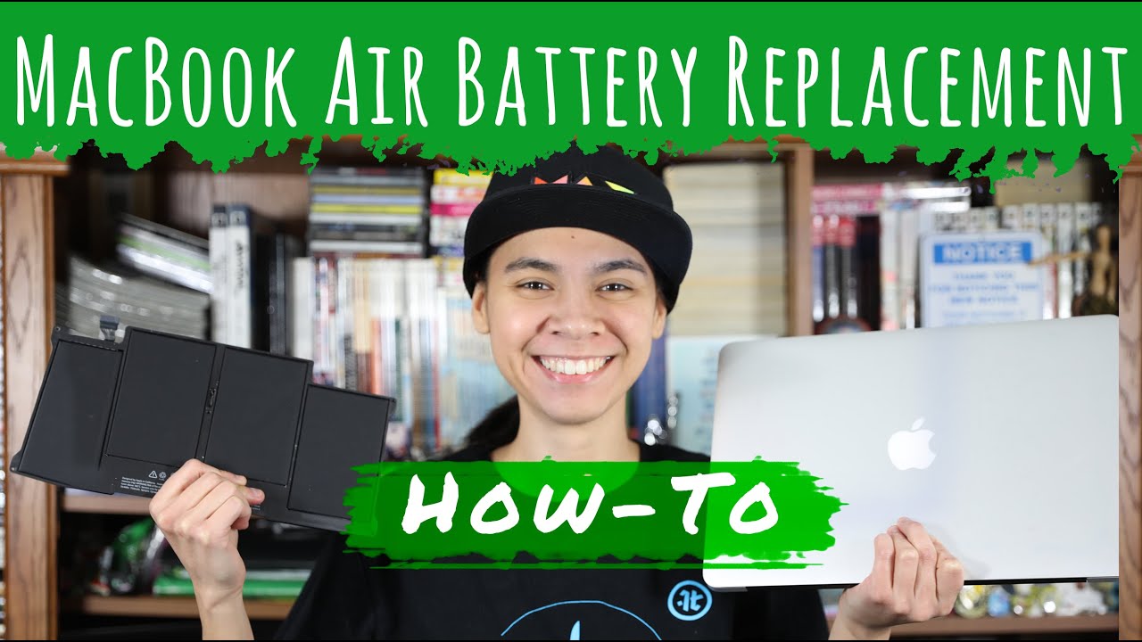 How To Replace a 13" MacBook Air Battery (Early 2014) - YouTube