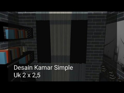  Desain  Kamar  Simple  Ukuran 2 x 2 5 YouTube