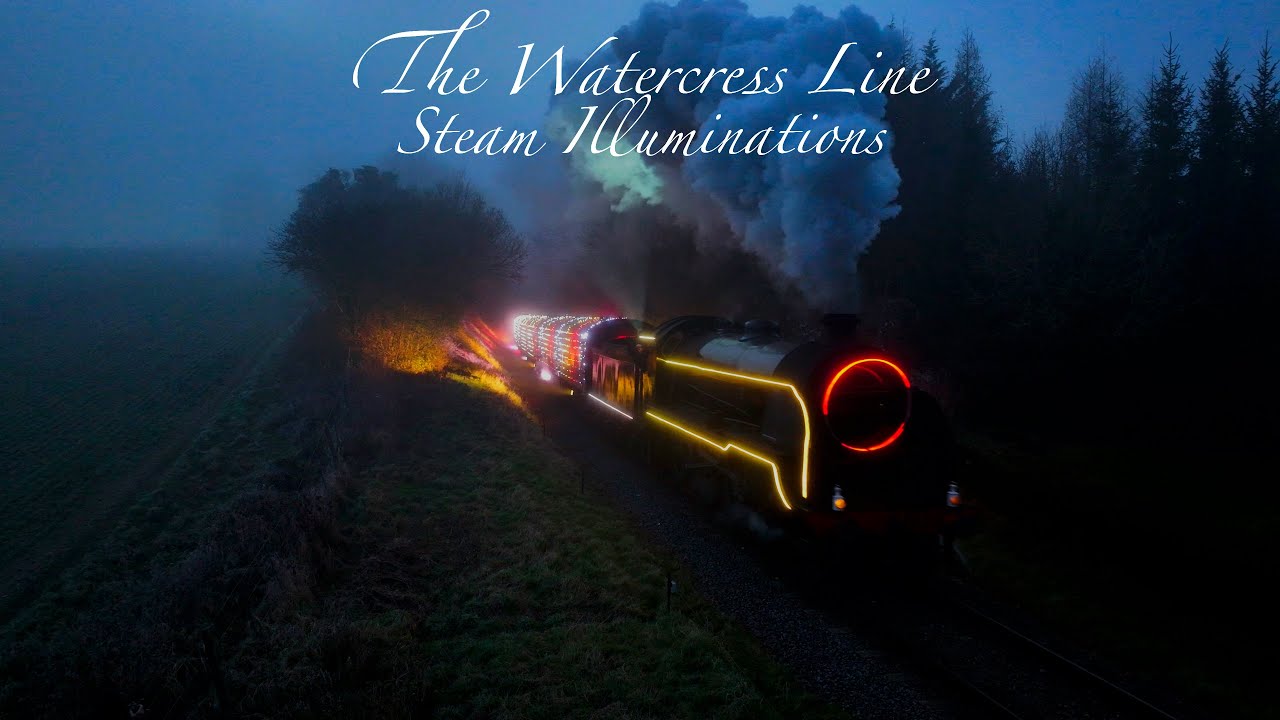 Steam Train Christmas Spectacular Watercress Line 2023 YouTube