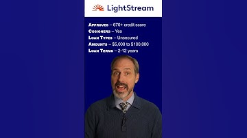 LightStream personal loan summary: $5,000 - $100,000 #personalloans #lightstream