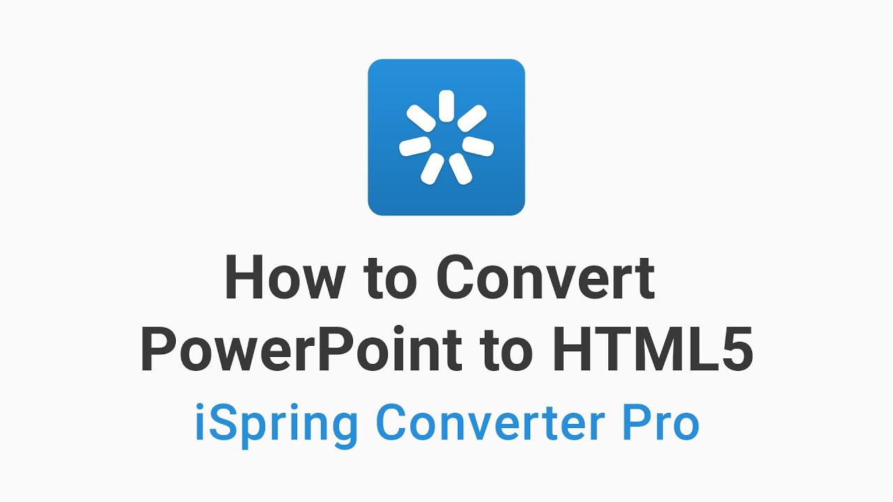 convert presentation to html