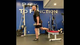 Dumbell Bulgarian Split Squat Concentric