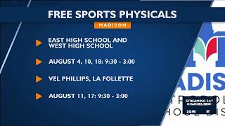 Free sports physicals scheduled for Madison school district schools