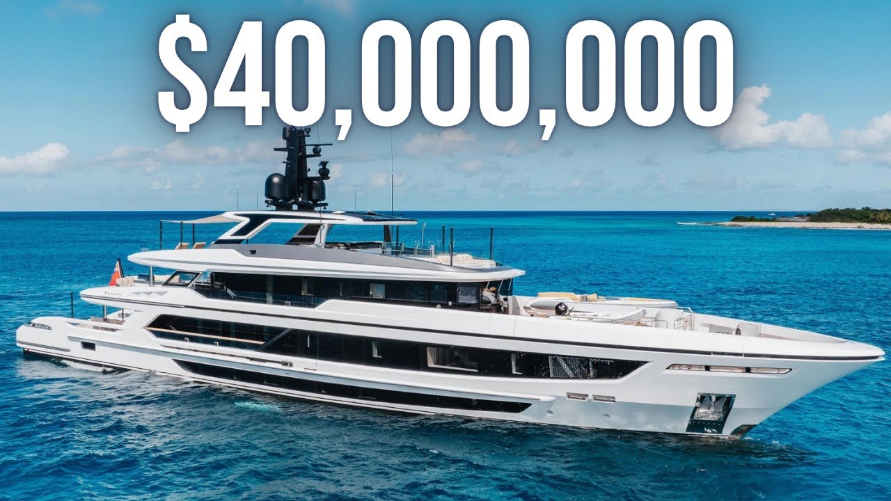 ⁣Inside a $40,000,000 Luxury SuperYacht | Baglietto T52 Super Yacht Tour
