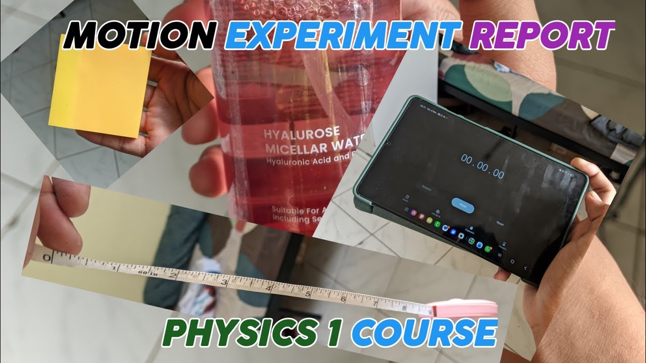 MOTION EXPERIMENT FOR PHYSICS ASSIGNMENT - YouTube