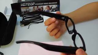 HD720P spy hidden camera glasses eyewear video recorder digital DVR camcorder   YouTube