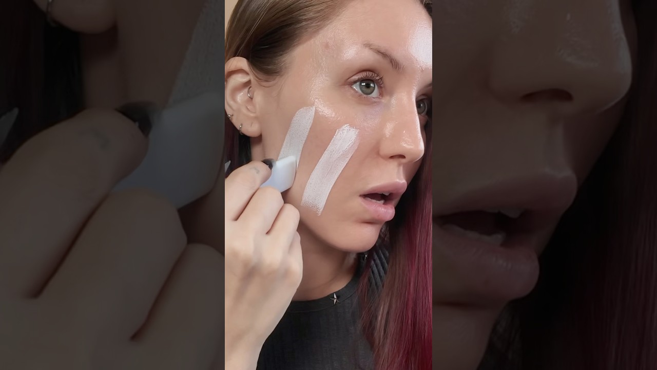 Base blanca que se adapta? Opinión en la descripción ☺️ #maquillaje #makeup #brochademaquillaje