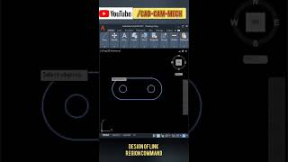 AutoCAD 3D - Chain Link -  Region Command #mechanical #autocad #design #machine #india #viral