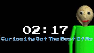 baldi sings Curiosity Got The Best Of Me  Hello Neighbor Song