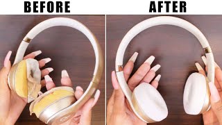 Satisfying BEATS By Dre HEADPHONE CUSHION REPLACEMENT! AFFORDABLE DIY