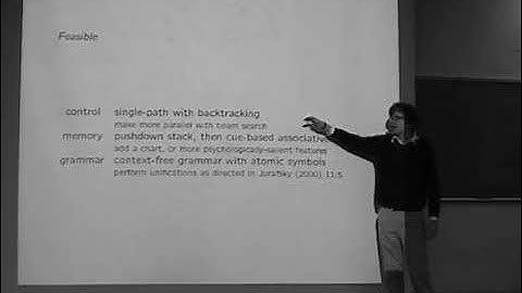 John Hale: Complexity Metrics for Surface Structure Parsing