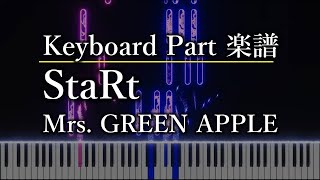 StaRt (keyboard part) - Mrs. GREEN APPLE