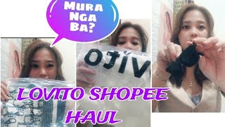 AFFORDABLE Shopee Haul Ft.LOVITO! HAUL SHOPEE!! Budol Is Real😂 #lovito #haul #youtubevideo