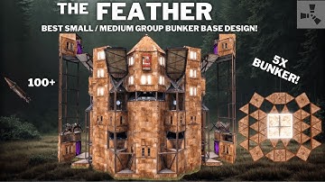 THE FEATHER• 2X2 BUNKER BASE•4-8 PLAYERS•OPENCORE•ONLINE & OFFLINE PROTECTION•CHEAP•RUSTBASE 2025