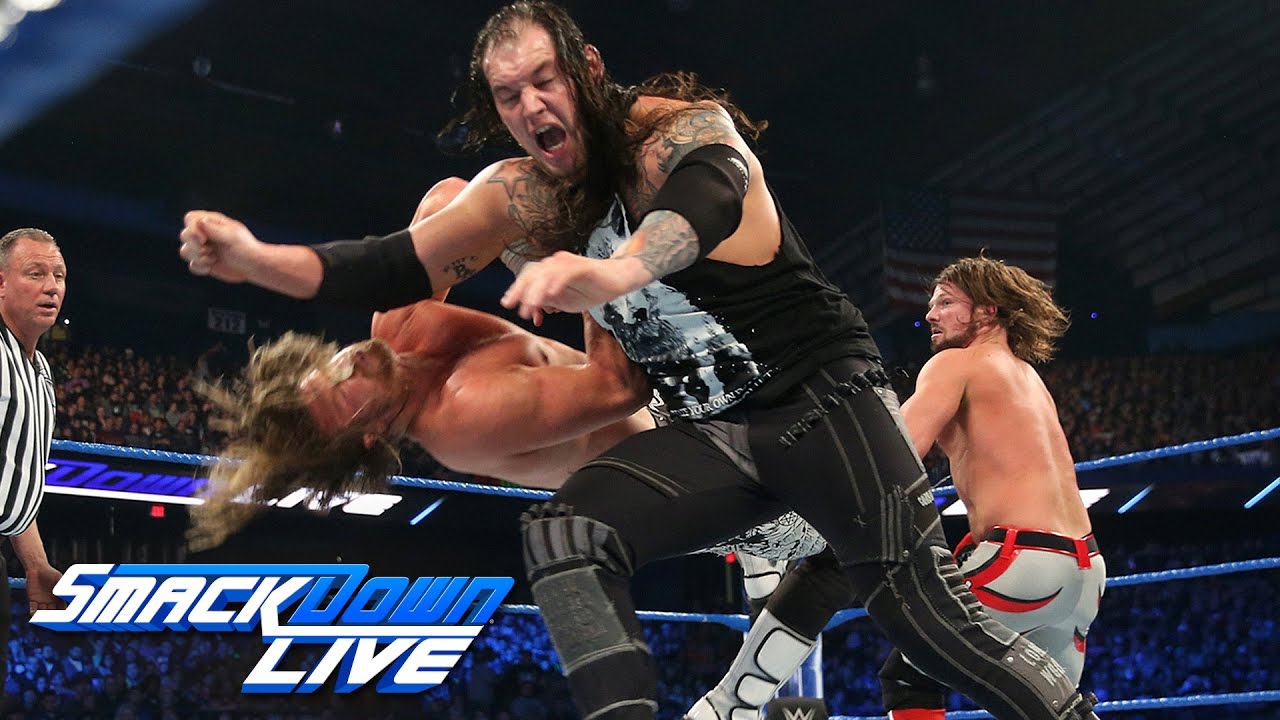 Dolph Ziggler vs. Baron Corbin vs. AJ Styles- WWE Title Triple Threat Match: SmackDown LIVE, Dec. 27